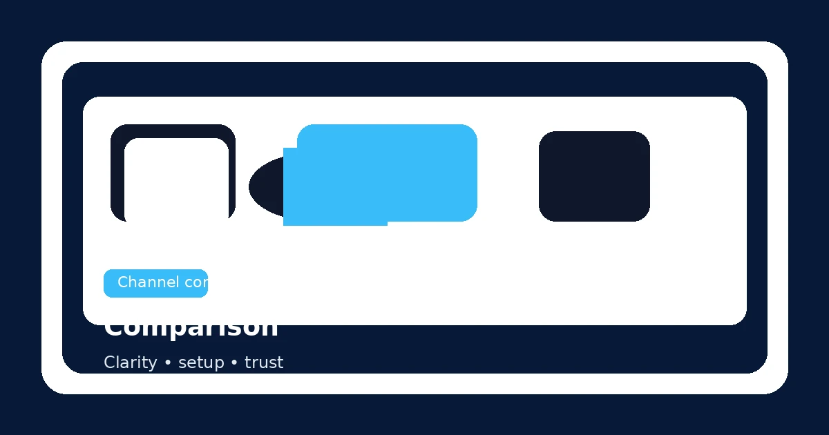 Comparison of channelmoa versus generic IPTV services with support, setup, package, and trust factors